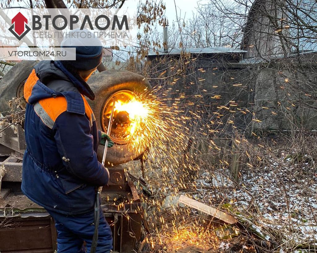 Демонтаж металлоконструкций по доступной цене за тонну в Москве и области - Вторлом